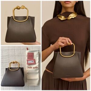 CULT GAIA $498 Women’s Maxine Leather Bag In Luwak